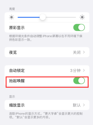 哈尔滨苹果授权维修站分享iPhone轻点无法唤醒怎么办