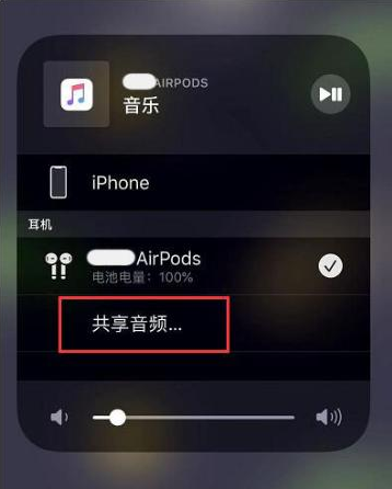 哈尔滨苹果14音频维修点分享iPhone14音频共享设置方法 