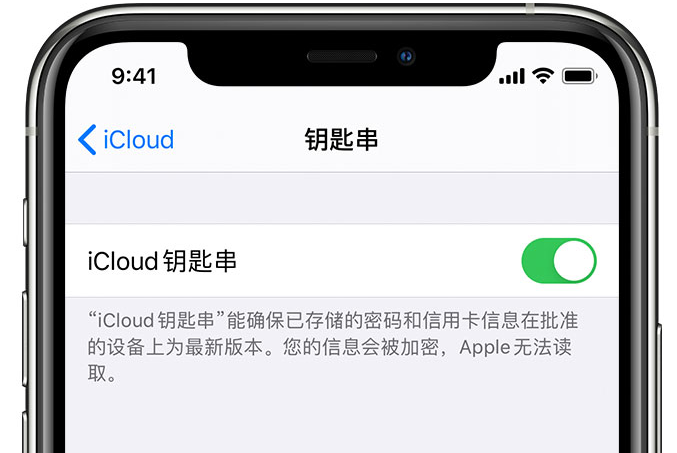 哈尔滨苹果手机维修分享在 iPhone 上开启 iCloud 钥匙串之后会储存哪些信息 